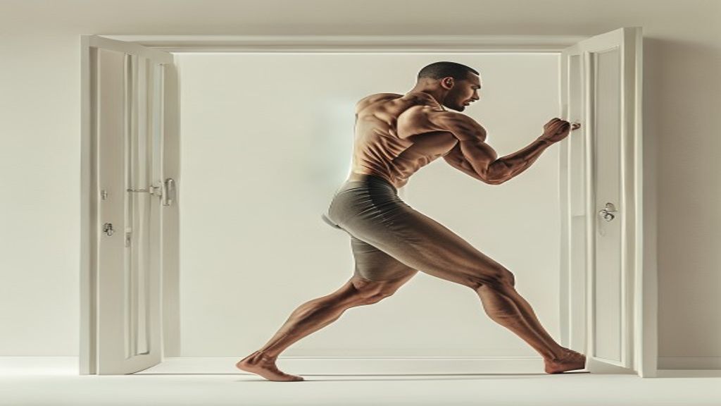 Muscle anatomy diagram for Doorway pec stretch